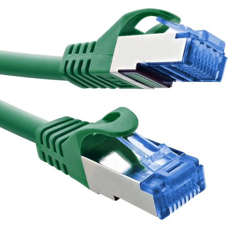 Cable de red RJ45 Cat.6A S/FTP de 0,5 m, latiguillo, 10 Gb, blindado, LSZH, 500 MHz (1/5)