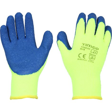 TIMCO Warm Grip Crinkle Latex Coated Polyester Gloves - Medium
