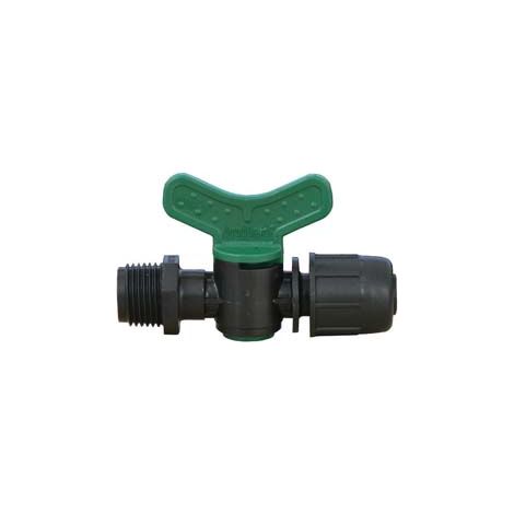VALVOLA  CILINDRO CON MASCHIO E ATTACCO RAPIDO IN POLIPROPILENE- - ø mm.16x M 1/2 - 50 pezzi