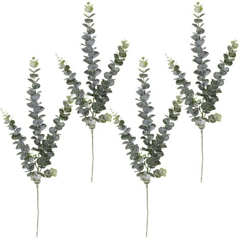 Feuilles Artificielles 4pcs 78cm en Fer et PE pour Décoration de Fête de Mariage et Atmosphère Romantique Rustique (1/5)