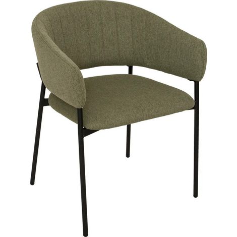 Lot Fauteuils Solea vert cèdre L59xp55xH78,5cm - Atmosphera créateur d'intérieur (1/5)