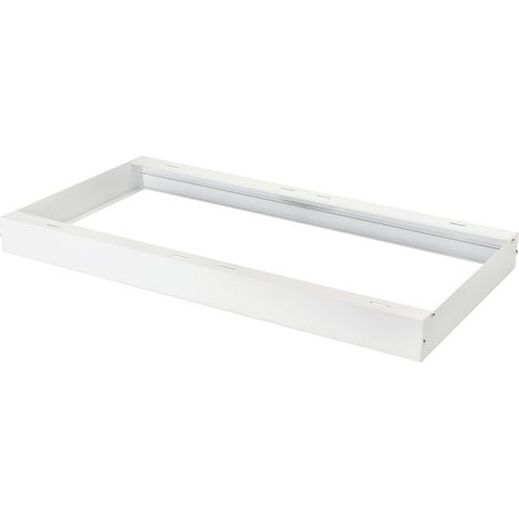 Supporto di fissaggio per Pannello Led Rettangolare 60x30cm Cornice bianca Aigostar (1/4)