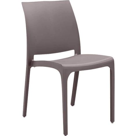 VOLGA - sedia da giardino in plastica set da 4 (1/3)