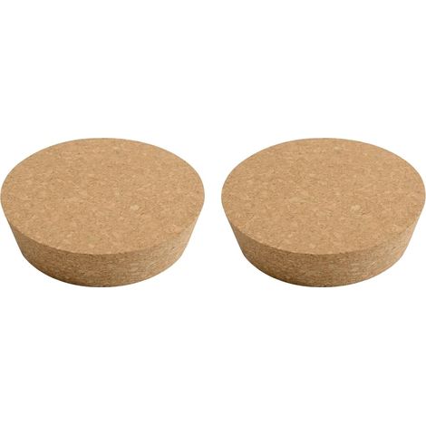 2 bouchons liège, 120x105x30 mm, coniques, pour vin et bière (1/5)