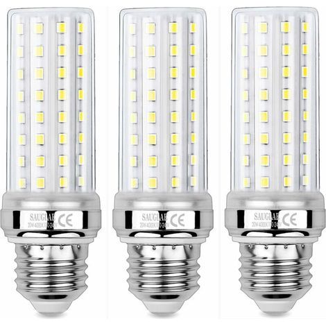 Ampoules de Maïs LED 20W, Équivalent 150W Ampoule Incandescente, 2300LM, 4000K Blanc Neutre, Ampoules à E27 Vis Edison, 3 Pièces NPTERBL (1/5)