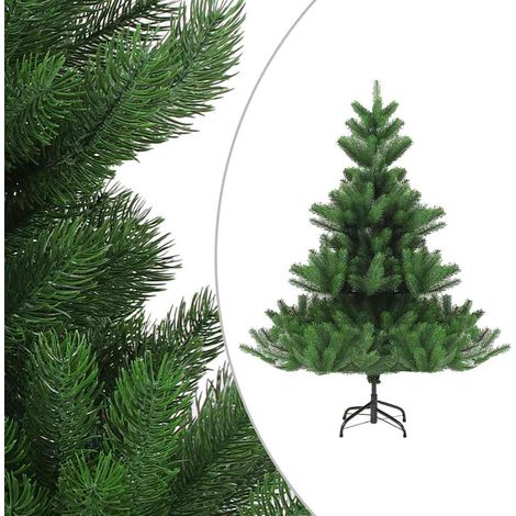 Albero Natale Albero natalizio Albero festivo Artificiale Nordmann LED Palline Verde 180 cm (1/5)