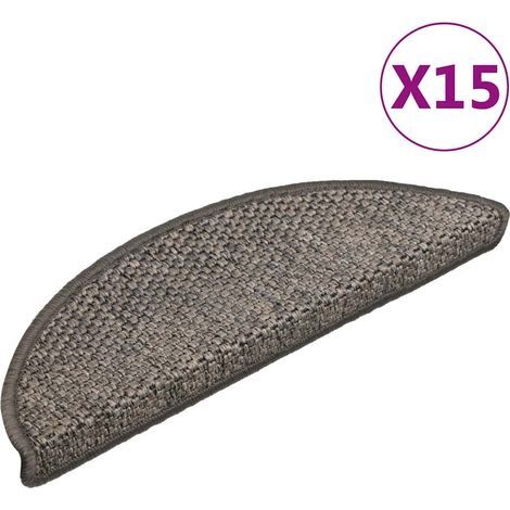 Lot de 15 Tapis d'escalier autocollants Tapis de marche Marchette Escalier 56x20 cm Argenté 40616 (1/5)