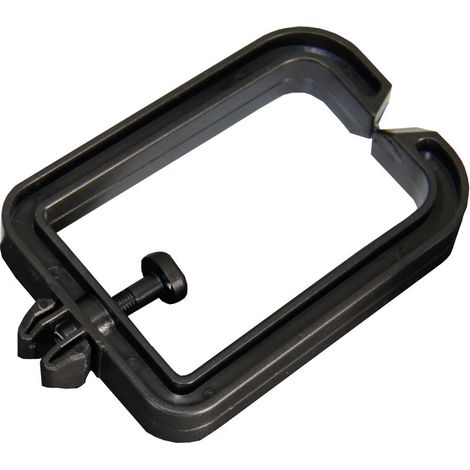 Gancho universal de plástico para cables - negro 19-0039C