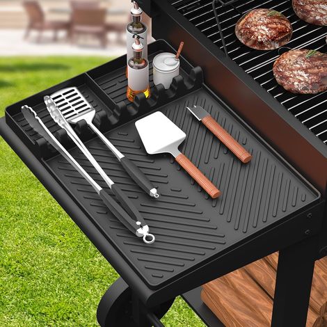 Filiyano-Spatule en silicone pour Blackstone, accessoires pour plaques de cuisson, tapis pour étagère latérale, tapis de cuisson pour barbecue (1/5)