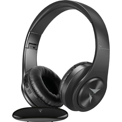 Techmade TM-YH690 auricular y casco Auriculares Inalámbrico Diadema Música/uso diario Negro (1/4)