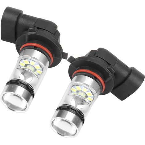 Stück 9006 / HB4 LED-Scheinwerfer, 100 W weiße LED-Hochleistungs-Scheinwerferlampen-Set, Auto-Fahrlicht, Nebelscheinwerfer (1/5)