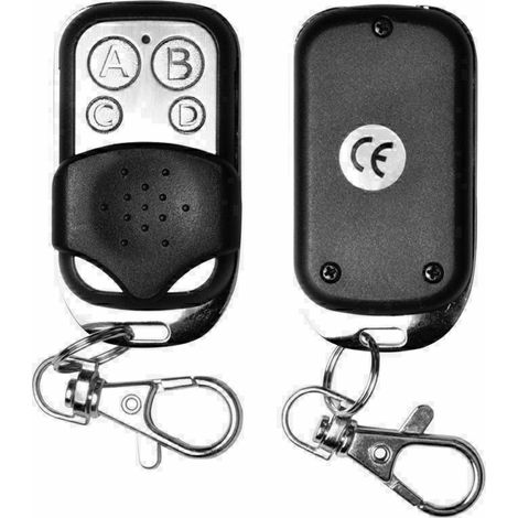 Télécommande Radio 433,92 MHz - Compatible Alarme Garage Portail - Mémoire 4 Codes - Sans Rolling Code (1/5)