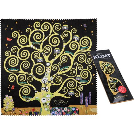 Brillenputztuch – G. Klimt. Der Baum des Lebens (Carmani)