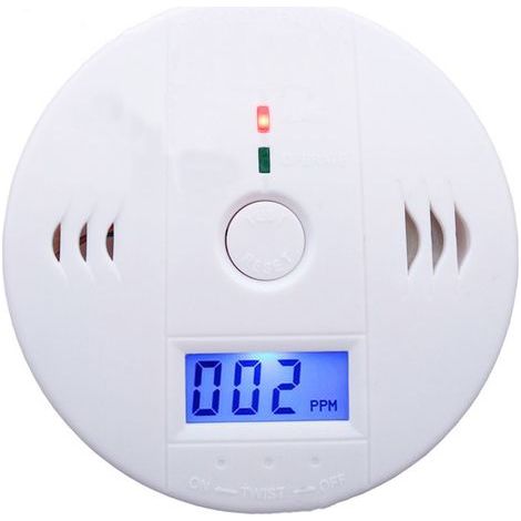 – Kohlenmonoxidmelder (20.000 ppm) – LED-Anzeige – Hochwertiges ABS-Material – Für beengte und industrielle Räume – 20.000 ppm (1/5)