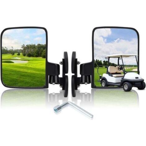 Espejos laterales magnéticos ajustables para carros, espejos convexos magnéticos para carros de golf, UTV, tractores, carros, carretillas elevadoras, rodillos vibratorios (1/5)