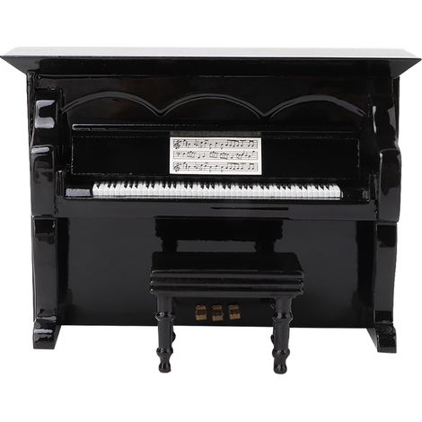 Miniatur-Klavier aus Holz, Musikinstrument, Heimdekoration, musikalisches Geschenk (1/5)