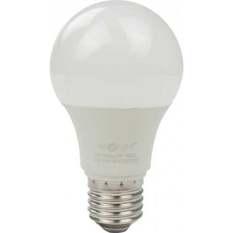 Bombilla LED A60LED E27 de 9W y 4000K de luz ecológica (1/3)