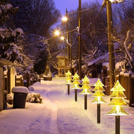 Guirlande lumineuse LED pour sapin de Noël, éclairage paysager extérieur, projecteurs étanches pour jardin, fêtes de Noël, mariages et festivals (1/5)