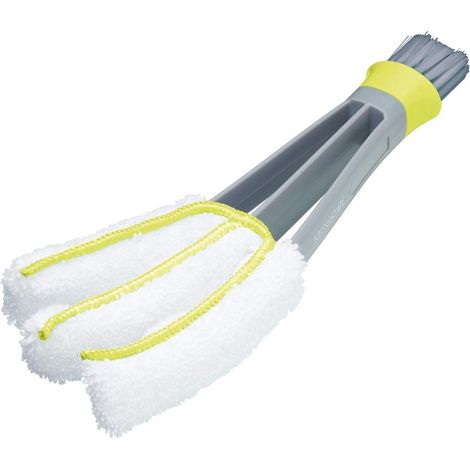 Kitchen Craft Pulitore Microfibra per Tende veneziane, persiane e Prese d'Aria, Grey/Green, 24.5 x 9 x 4 cm (1/5)