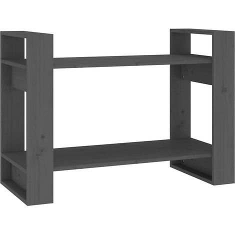 Maison Exclusive - Bücherregal/Raumteiler Grau 80x35x56,5 cm Mass (1/5)