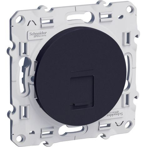 Prise RJ45 cat.6 STP - Grade 2TV min à grade 3TV - Anthracite - Odace 2011 - S540476 - Schneider