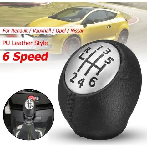 6-Vitesse Pommeau Levier de Vitesse Pour Renault Megane Clio Trafic Scenic Master Trafic (1/4)