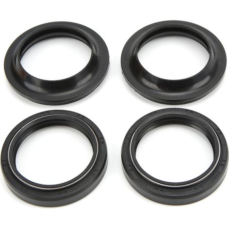 Lot de joints de fourche 41x53x8/10,5 mm, caoutchouc fluoré, joints de remplacement pour fourche de moto (1/5)