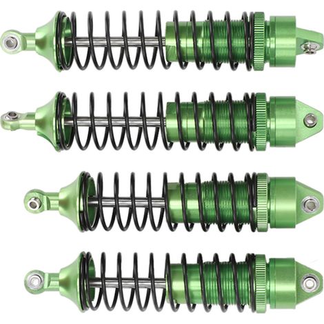 Amortisseurs Avant Arrière en Alliage d'Aluminium pour Arrma Senton 1/10 - 4 Pièces - Vert (1/5)