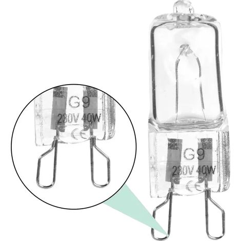 Lampadina alogena, resistente alle alte temperature, emissione luminosa di 350 lumen, da 220 a 240 V, 40 W-a (1/2)