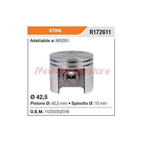 Pistone segmenti spinotto STIHL motosega MS250 172611