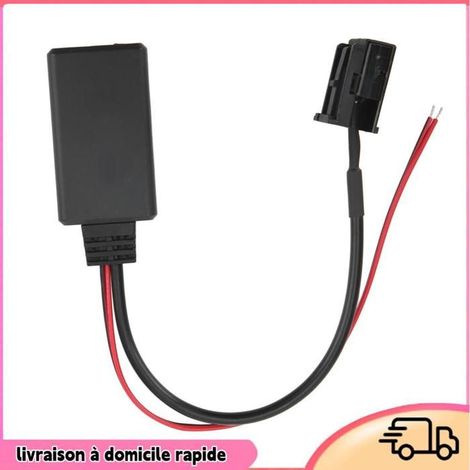 Dilwe Module Bluetooth de voiture Voiture 5.0 A pour CDC40 CD70 DVD90 5.0 Entrée Musique Câble de Module A pour Agila moto carte (1/4)