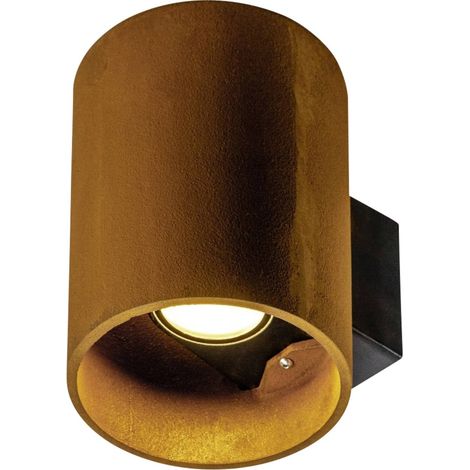 [NEUWERTIG] B-Ware Slv Rusty Updown Leuchte Wandlampe Led Fest Eingebaut Außenwandleuchte Rost