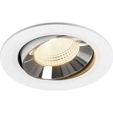 Spot encastré Numinos Move L Blanc/Chrome 2700K - 55 deg - 1009827 (1/3)