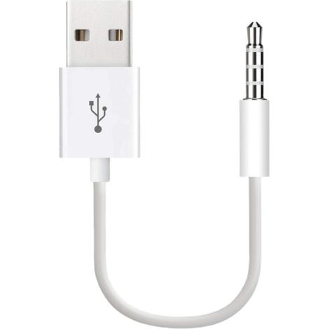 Câble adaptateur audio et de données USB femelle vers prise jack mâle AUX 3,5 mm (1/5)