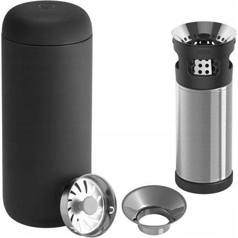 Fellow Carter Infuser Set Mug Schwarz 473 ml Isotherm