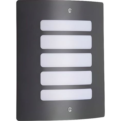 Applique murale esterna Todd - BRILLIANT - H29cm - Antracite - 60W - Linee curve