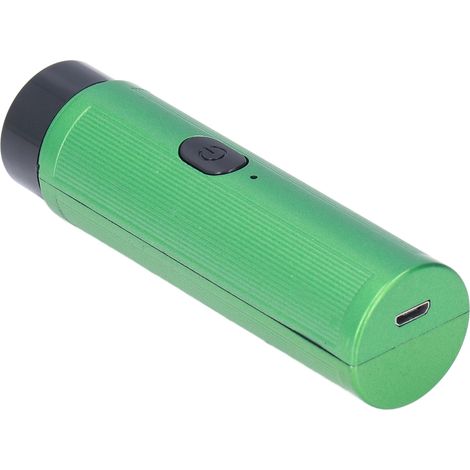 Rasoir électrique portable rechargeable 028 vert, tondeuse à barbe et cheveux avec batterie lithium intégrée (1/5)