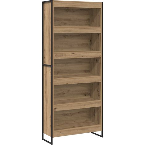Maison Exclusive - Armadio per Libri 2 pcs Rovere Artigianale 80 x 30 x 189,5 cm