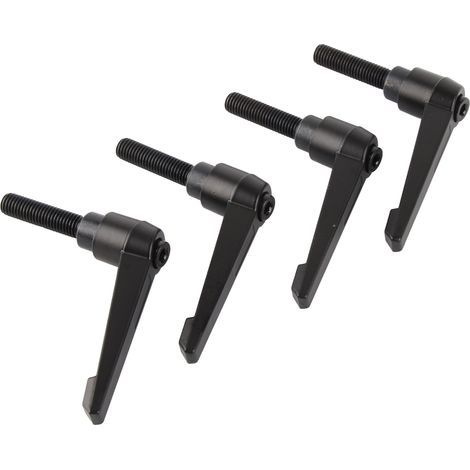 4 Poignées de Réglage Métalliques M10 Filetage Mâle (40mm) pour Machines (1/5)