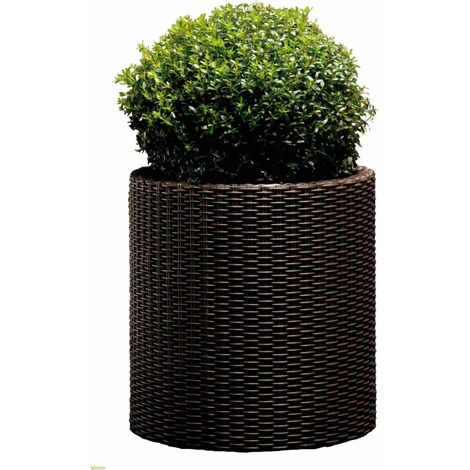 Macetero Cilíndrico para Plantas 27,6x27,6x28,3h cm - 7 litros de Capacidad (1/2)