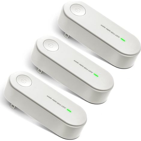 Purificateur d'air portable à brancher (lot de 3), générateur d'ions négatifs sans filtre, ioniseur d'air pour la maison, élimination des odeurs, désodorisant