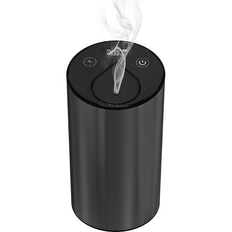 Diffuseur Huile Essentielle Sans Fil 2400mAh USB Silencieux Vaporisateur Aromatherapie pour Voiture (1/5)