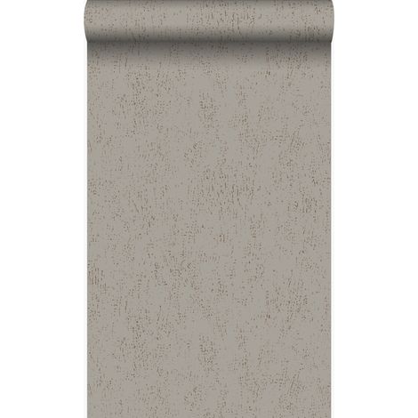 papier peint plaque métallique vieillie, altérée et touchée par les intempéries taupe  - Origin Wallcoverings (1/5)