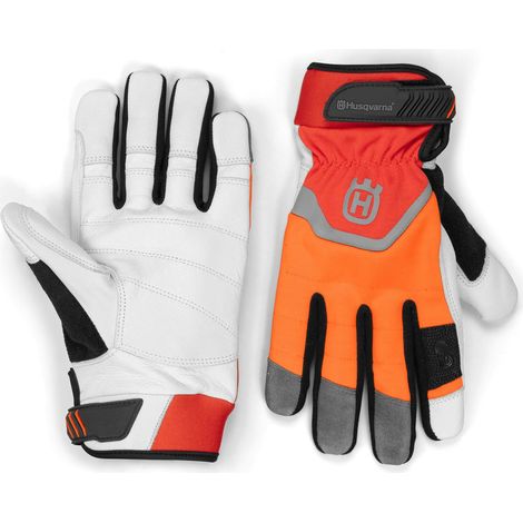 Husqvarna Technical - Guanti antitaglio professionali Classe 1 EN 388 EN 381-7 Misura: 12