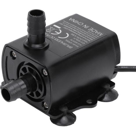 Mini pompe submersible, 300 L/H, petite pompe à eau submersible, mini pompe de fontaine, élévation de 118,11 pouces, DC 5V 4,8W pour fontaine, aquarium, aquarium, fontaine de table (1/5)