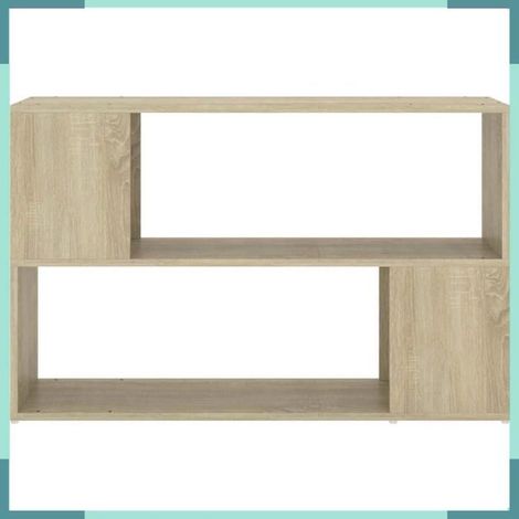 809173 Bibliothèque Chêne Sonoma 100x24x63 cm Bois d'ingénierie (1/5)