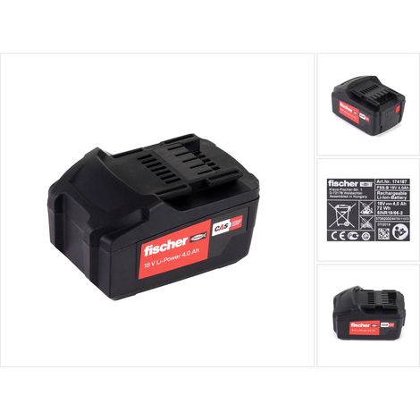 Fischer Batteria FSS-B 18V 4,0 Ah - 552930 (1/5)
