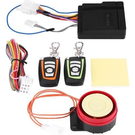 Système de sécurité antivol de moto Alarm Alarme de sécurité anti-vol - (1/4)