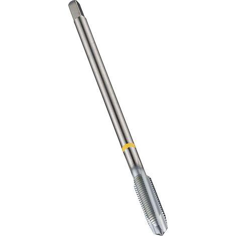 Dormer E299M24X1.5 Série E299 HSS-E-PM Taraud mécanique à pointe hélicoïdale jaune avec revêtement en nitrure chromée, norme DIN, MF24 x 1,50 mm, longueur 140 mm