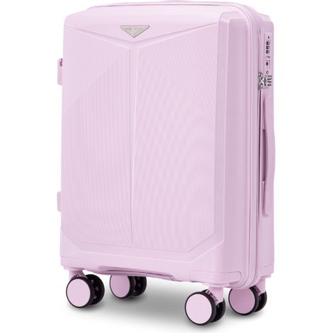 Maleta de cabina Wings COCKATIEL de polipropileno de 20" BLANCO ROSA